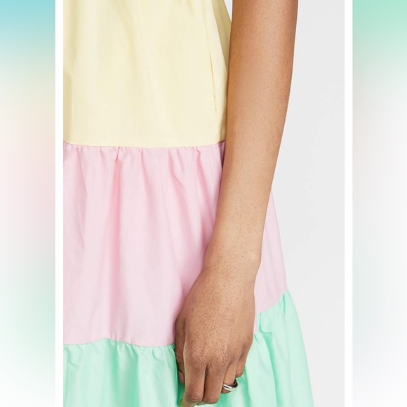 English Factory Color Block Midi / Maxi Dress - Picture 6 of 11